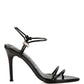 High Porch Drawstring Band Stiletto Sandals