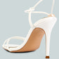 High Porch Drawstring Band Stiletto Sandals