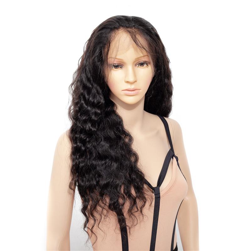 BeuMax Brazilian 13x4 Natural Wave Lace Front Human Hair Wigs - Walbiz.com