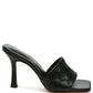 Carmen Woven Strap Mid Heel Sandals