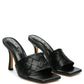 Carmen Woven Strap Mid Heel Sandals