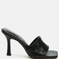 Carmen Woven Strap Mid Heel Sandals