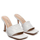 Carmen Woven Strap Mid Heel Sandals