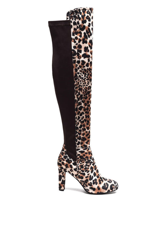 Fauna Knee High Block Heeled Boots