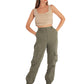 High Waist Cargo Pants