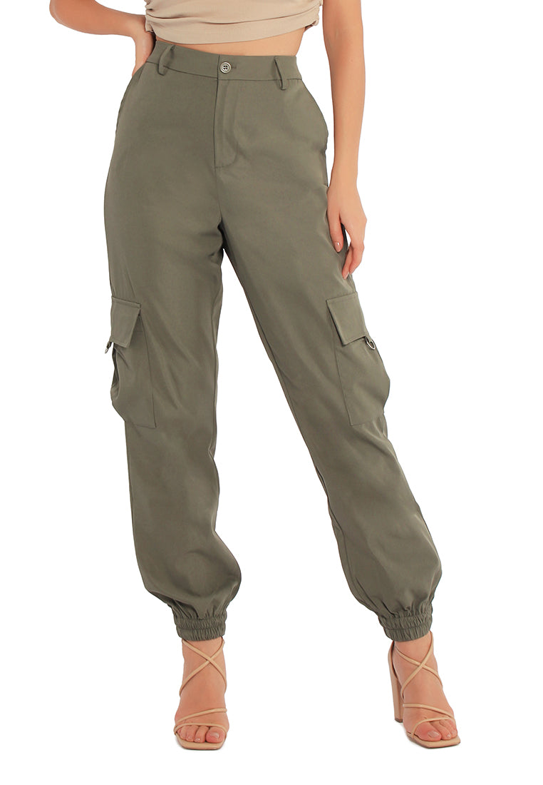 High Waist Cargo Pants | Stylish and Comfortable at Walbiz