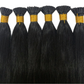 Brazilian Straight Human Hair I Tip Microlinks Bulk Braiding Human Hai