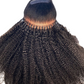 Mongalian Afro Kinky Curly i Tip Microlinks Braiding Human Hair Extens