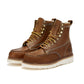 ROCKROOSTER Norwood Men's 6 inch Brown steel toe wedge work boots with