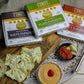 Spicy Chickpea Masala Papadum Lentil Crisp