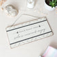 Beach House Rules Hanging Decor