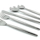 Hammered Silver Flatware Stainless Steel Set of 20