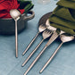Hammered Silver Flatware Stainless Steel Set of 20