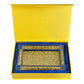 Gold Crushed Diamond Glass Tray in Gift Box