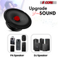 5Core 6.5 Inch Midrange Door Speaker 360W Subwoofer w Aluminum Bullet