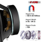 5Core 8 Inch Midrange Door Speaker 580W PMPO Subwoofer w Aluminum