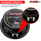 5Core 6.5 Inch Midrange Door Speaker 360W Subwoofer w Aluminum Bullet