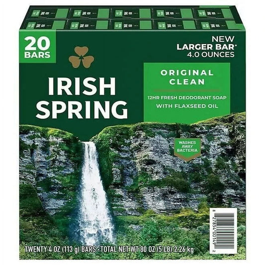 Irish Spring Original Clean 20 Bars