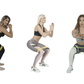 5 Piece Set of Resistance Body Bands with Carry Bag