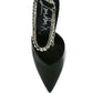 Joyce Diamante Embellished Stiletto Mule Sandals