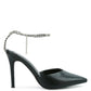 Joyce Diamante Embellished Stiletto Mule Sandals