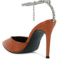 Joyce Diamante Embellished Stiletto Mule Sandals