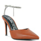 Joyce Diamante Embellished Stiletto Mule Sandals