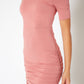 Women's Solid Off Shoulder Dress