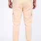 Cotton Blend Cargo Joggers