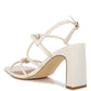 Kralor Knotted Strap Italian Block Heel Sandals
