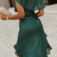 Green One-Shoulder Sequin Dress