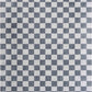 Alie Gray Checkered Washable Area Rug