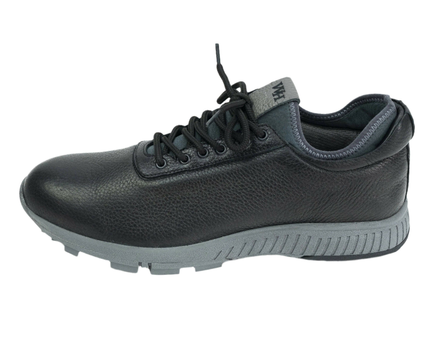 Men's Ace Deerskin Golf Shoes - in All Black