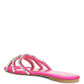 Mezzie Diamante Embellished Flat Sandals