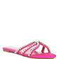 Mezzie Diamante Embellished Flat Sandals