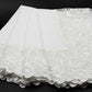 ML16148 Garden Trellece Lace Trim Napkins,20"x20",Set of 4