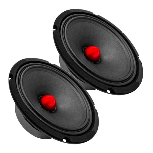 5Core 8 Inch Midrange Door Speaker 580W PMPO Subwoofer w Aluminum