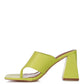 Muse Me Triangular Block Heel Thong Sandals