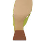 Muse Me Triangular Block Heel Thong Sandals
