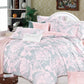 Lauren Pink Damask 100% Cotton Reversible Comforter Set