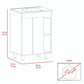 Vanity Akron, Double Door Cabinet, White Finish
