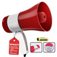 5 Core Megaphone Bullhorn Speaker 30W Bull Horn Rechargeable Cheer