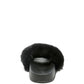 Chums Metal Chain Detail Fur Slides