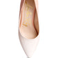Harlow Metallic Accent Block Heel Pumps