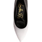 Harlow Metallic Accent Block Heel Pumps
