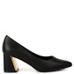 Casey Metallic Detail Block Heel Pumps