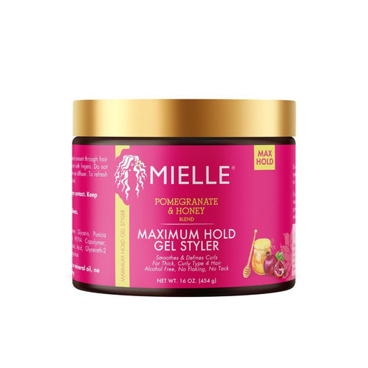 MIELLE POMEGRANATE & HONEY MAXIMUM HOLD GEL STYLER 16 Oz