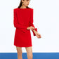 Shoulder Pad Mini Dress