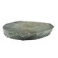 Agate Thick Decorative Platter with Silver Trim