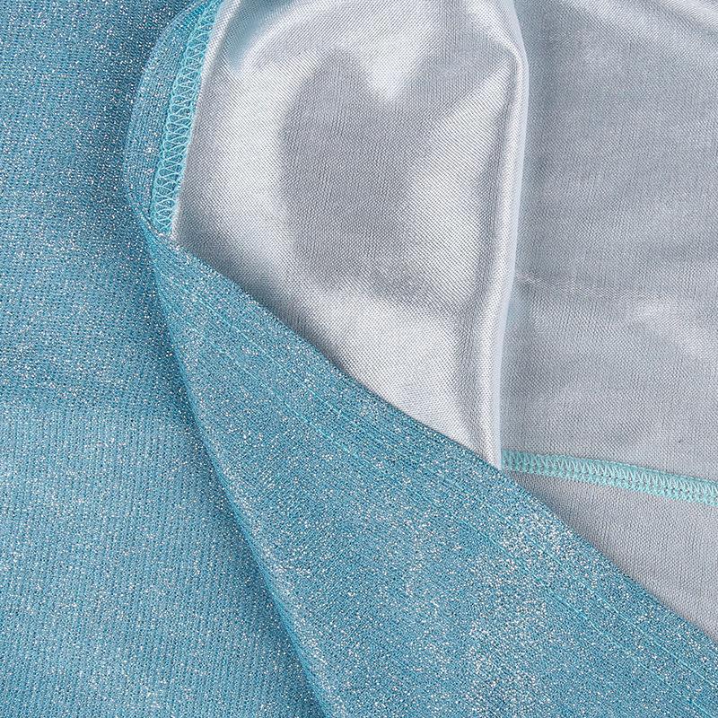 Summer Elegant Sexy Sexy Slim Strap Drill Chain Shiny Dress for Women